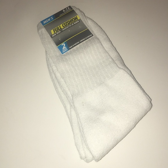 Full Cushion Other - Men Full Cushion Crew Socks Size 6-12 2 Pairs